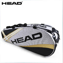 Original HEAD Tennis Bag 6 Tennis Rackets Men Padel Tennis Backpack Djokovic HEAD Tennis Racket Backpack With Shoes Compartment