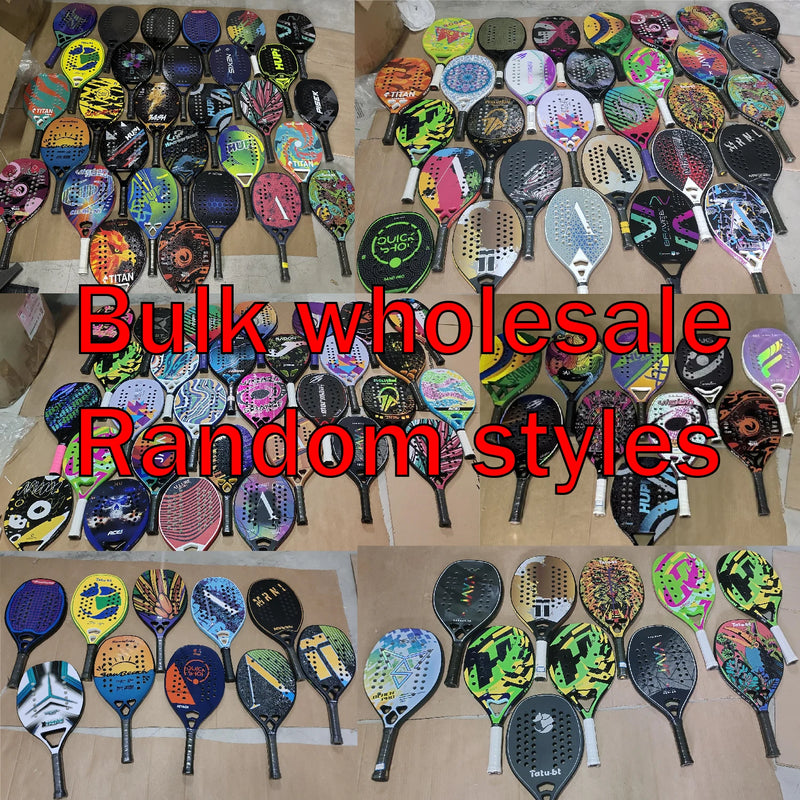 KEVLAR-Carbon Beach Tennis Racket, EVA Soft Memory Foam Core, 3K, 12K, 18K