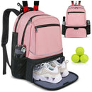 Professional Racquet Backpack - Tour-Grade Tennis Bag with Ventilated Shoe Zone & Multi-Layer Storage (Sport Gear Organizer)