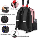 Professional Racquet Backpack - Tour-Grade Tennis Bag with Ventilated Shoe Zone & Multi-Layer Storage (Sport Gear Organizer)