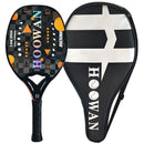 HOOWAN BUCKMIE Beach Tennis Racket Carbon Fiber 18K Grit Treatment Surface 20mm