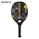 HOOWAN BUCKMIE Beach Tennis Racket Carbon Fiber 18K Grit Treatment Surface 20mm