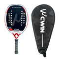 Cwin Beach Tennis 3K Full Carbon Fiber Rude Face Feminino Raquete Beach Tennis Carbon Frame Professional Masculina 2026