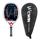 Cwin Beach Tennis 3K Full Carbon Fiber Rude Face Feminino Raquete Beach Tennis Carbon Frame Professional Masculina 2026