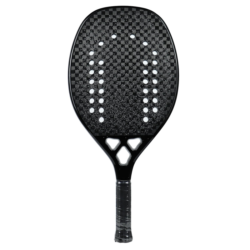KEVLAR-Carbon Beach Tennis Racket, EVA Soft Memory Foam Core, 3K, 12K, 18K