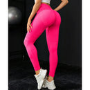 Women Sexy Peach Shaped Yoga Pants High Waisted Grey Breathable Quick Drying Leggings Elegant Hip Lifting Jogging Fitness Pants