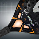 The new 3k carbon Beach tennis racket Full carbon fiber rough surface With protective bag outer grip wrist care gift CAMEWIN