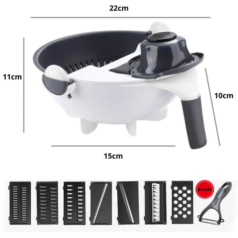 Cortador de Legumes Multifuncional 7 em 1