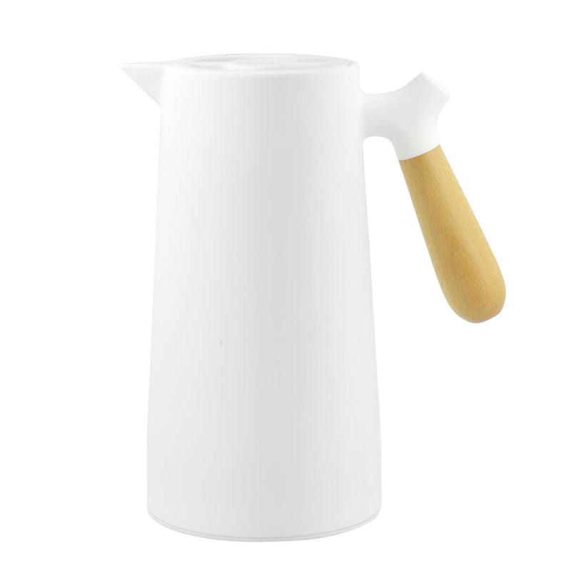 Garrafa Térmica de Café Nórdica  - Branca/Preta